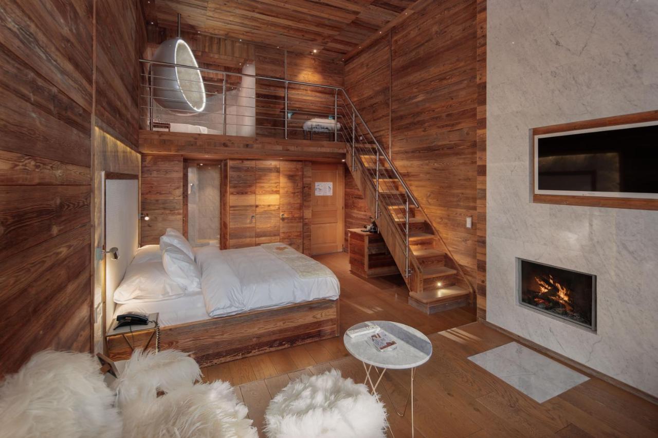 Hostellerie Du Pas De L'Ours "Relais Et Chateaux" Crans-Montana Exterior photo